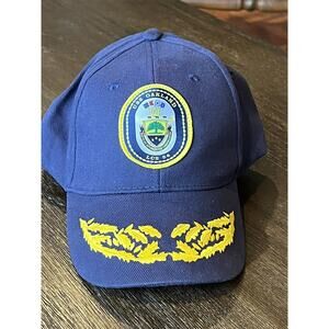 USS Oakland LCS 24 Navy Vintage Adjustable Baseball Cap hat Plankowner
